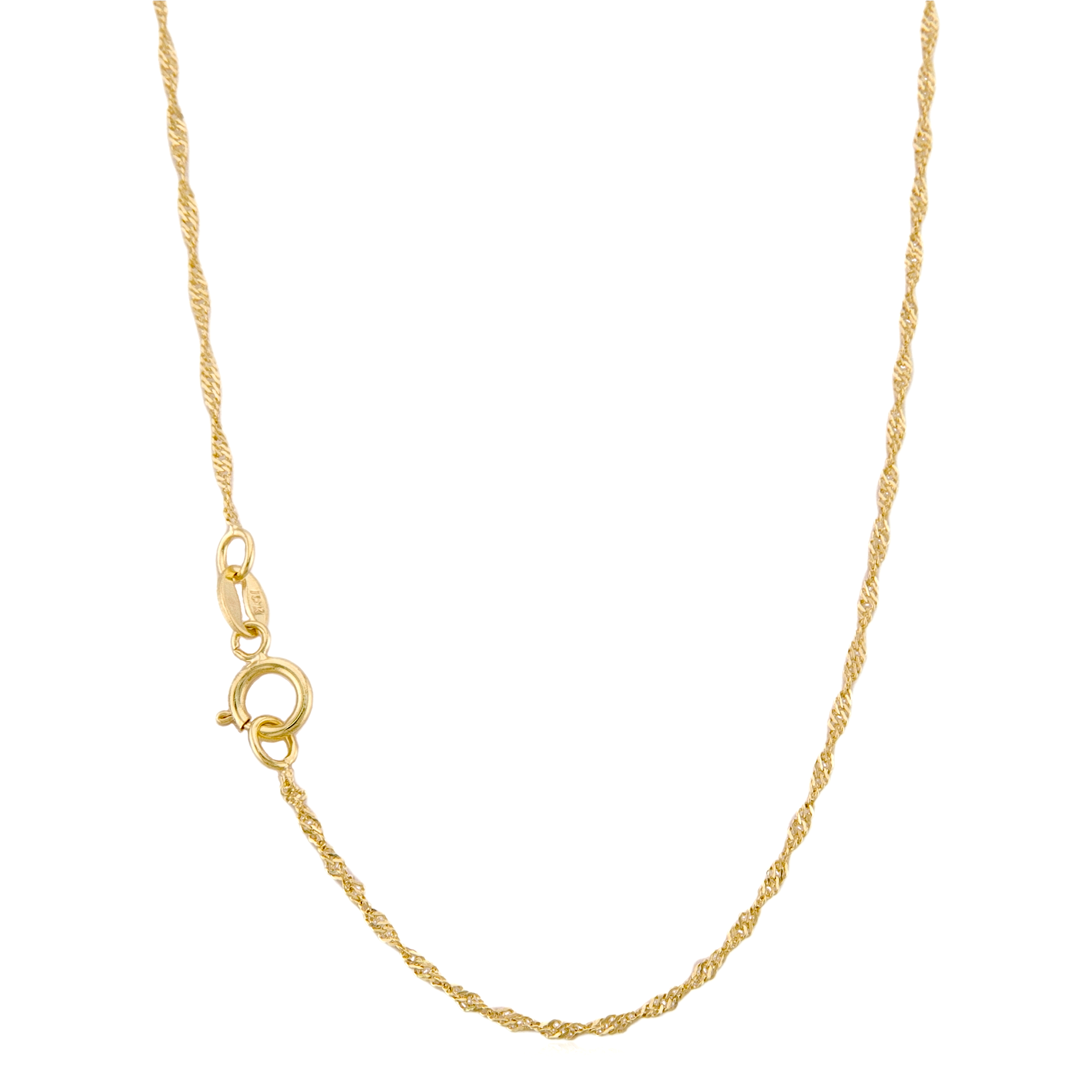 Cadena Torzal Ultra Fino en Oro 10K